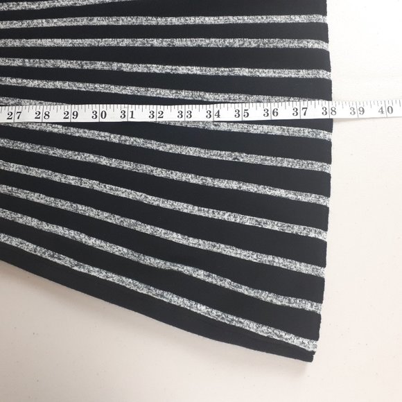 Desigual Black Grey Striped Knit Mini Dress - Picture 9 of 14